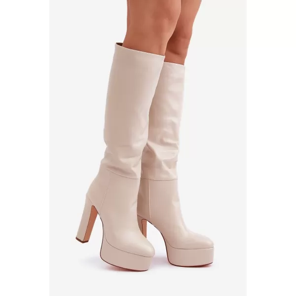  Dámske čižmy BOTO FELILORN 35100 BEIGE 