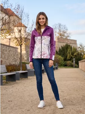 Dámska softshellová bunda premium ALTISPORT VOJ/ALW008JACK01 VÍNOVÁ