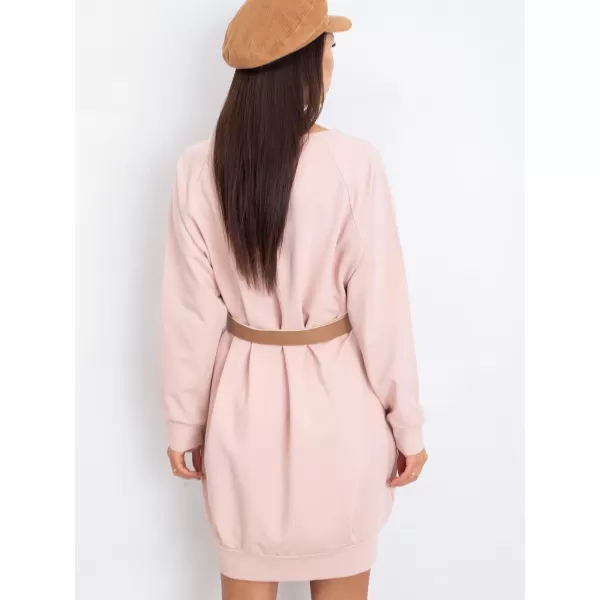 Dámske šaty BASIC FEEL GOOD RV-TU-5184.93P BRIGHT PINK 