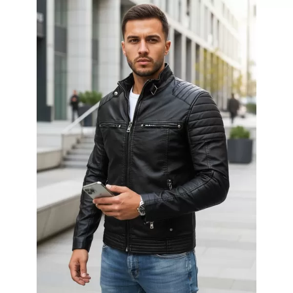  Pánska bunda DSTREET TX3265 ČIERNA 