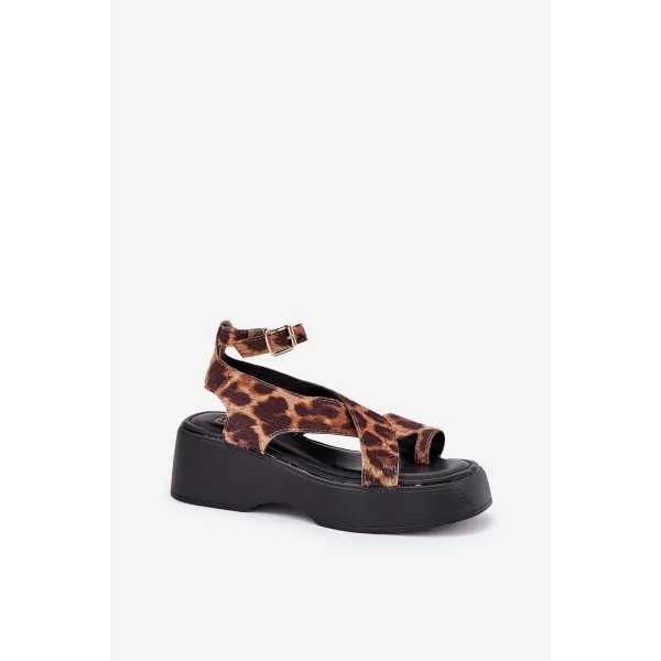  Dámske sandále BOTO TENZORUS 36260 LEOPARD 