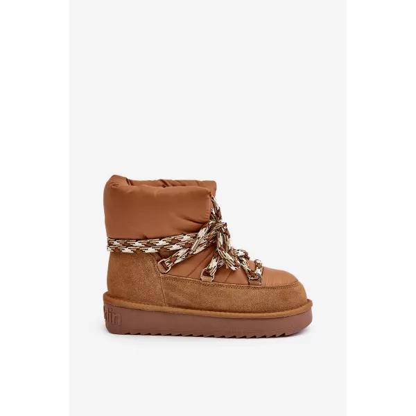  Dámske snehule D.FRANKLIN DFSH375003 TAN 