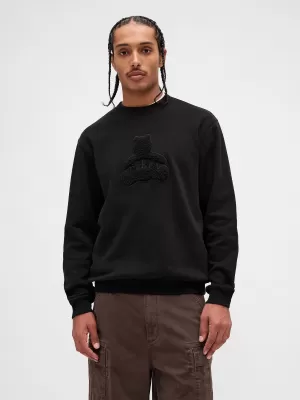 Pánska mikina GAP BRANNAN SWEATSHIRT 853549-02 TRUE BLACK