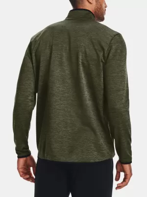 Pánska mikina UNDER ARMOUR UA ARMOUR FLEECE 1/2 ZIP ZELENÁ