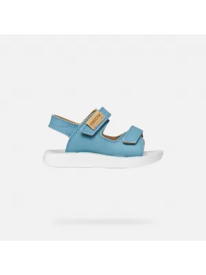 Chlapčenské sandále GEOX SANDAL LIGHTFLOPPY B455SB00032C4016 MODRÁ