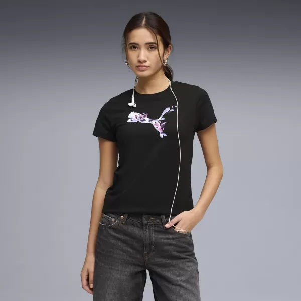  Dámske tričko PUMA GRAPHICS TEE 3 691912_01 PUMA BLACK 