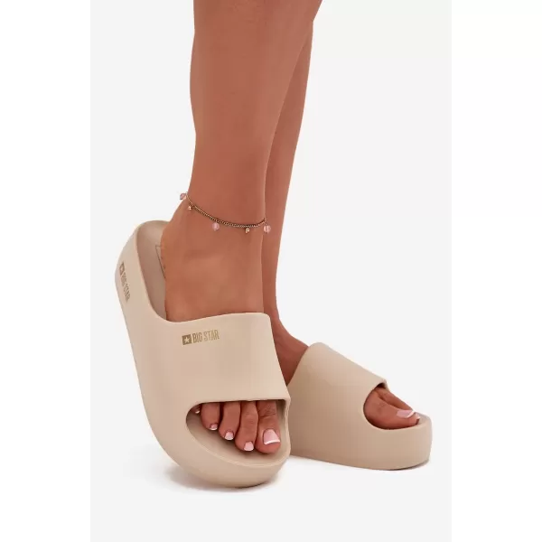  Dámske šľapky BIG STAR SS274722 BEIGE Big Star Shoes 