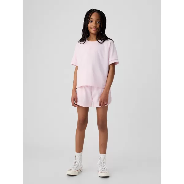  Detské tričko GAP RAGLAN PULLOVER 427789-00 LIGHT PEÓNY 