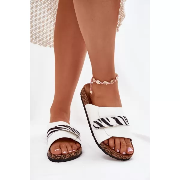  Dámske šľapky BOTO BAYLIN 37785 WHITE 