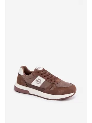 Pánske tenisky BIG STAR TT174353 BROWN/BEIGE Big Star Shoes
