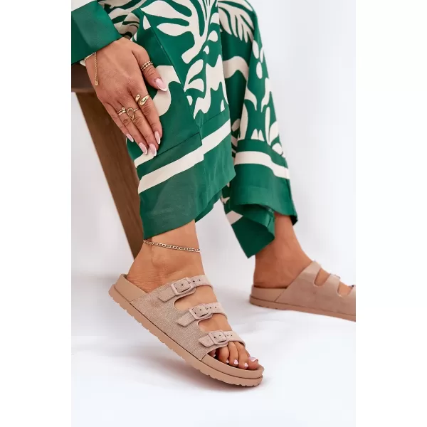  Dámske šľapky BOTO ULIRI 36079 KHAKI 