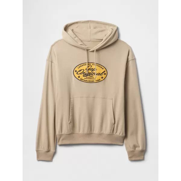  Pánska mikina GAP LOGO PULLOVER HOODIE 744731-01 KHAKI 