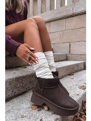 Dámske snehule BOTO MILORA 40097 BROWN