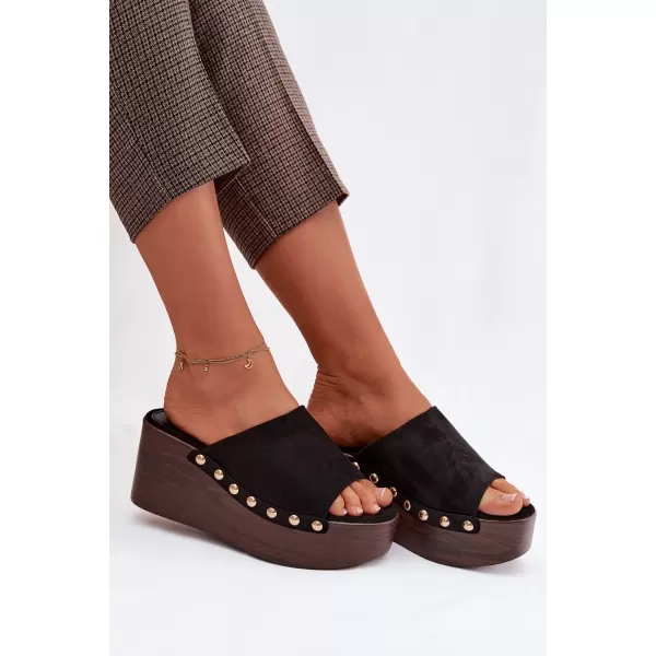  Dámske nazúvaky BOTO HELIVINA 41628 BLACK 