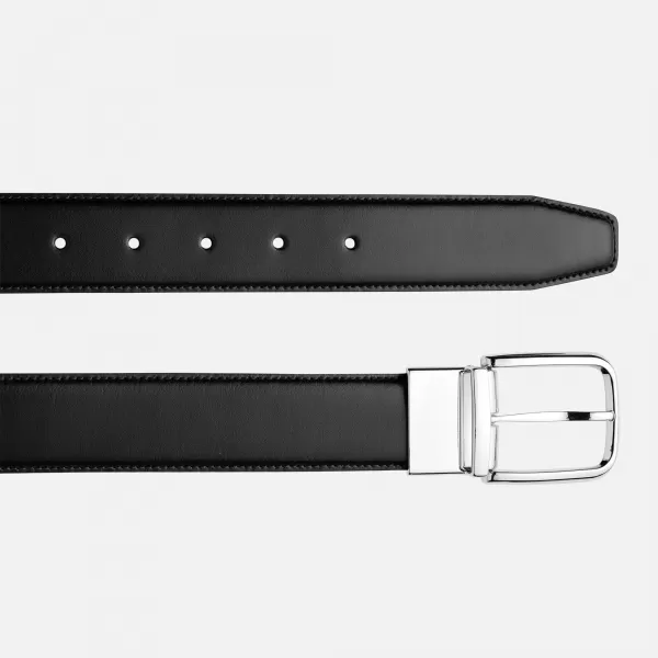  Pánsky opasok GEOX G007586 ČIERNA 