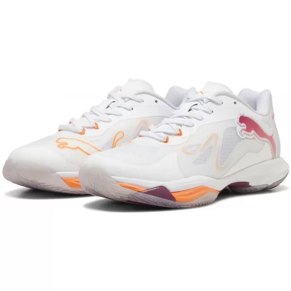  Dámske topánky PUMA VANTAGE NITRO W+ 108563-01 BIELA/BOBULE/TEPLÝ OHEŇ/LILA 