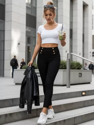 Dámske nohavice DSTREET UY2849 ČIERNA