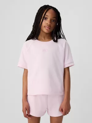 Detské tričko GAP RAGLAN PULLOVER 427789-00 LIGHT PEÓNY