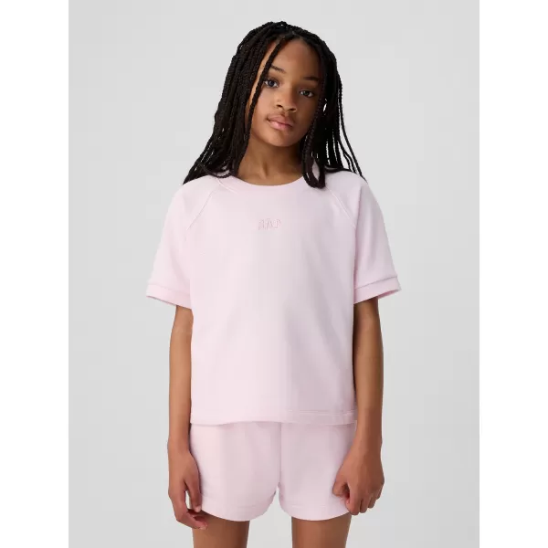  Detské tričko GAP RAGLAN PULLOVER 427789-00 LIGHT PEÓNY 