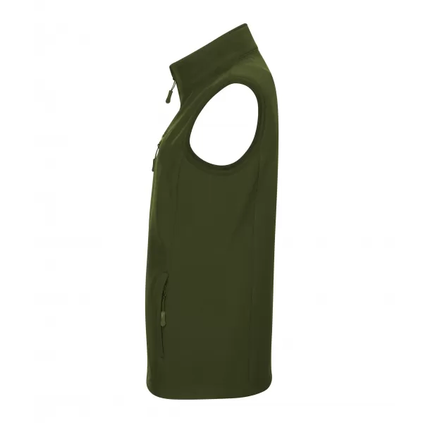  Dámska softshellová vesta ALTISPORT NoPrint NP/ALW965 MILITARY 