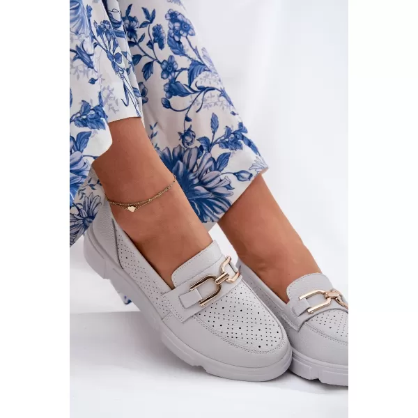  Dámske mokasíny VINCEZA 88007 WHITE 