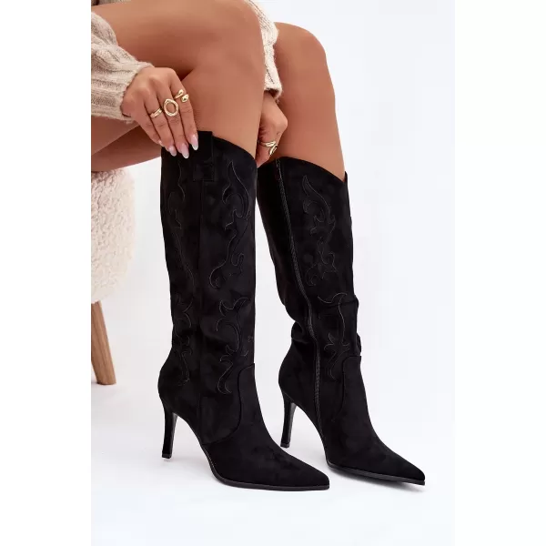 Dámske čižmy BOTO BELONIA 40917 BLACK 