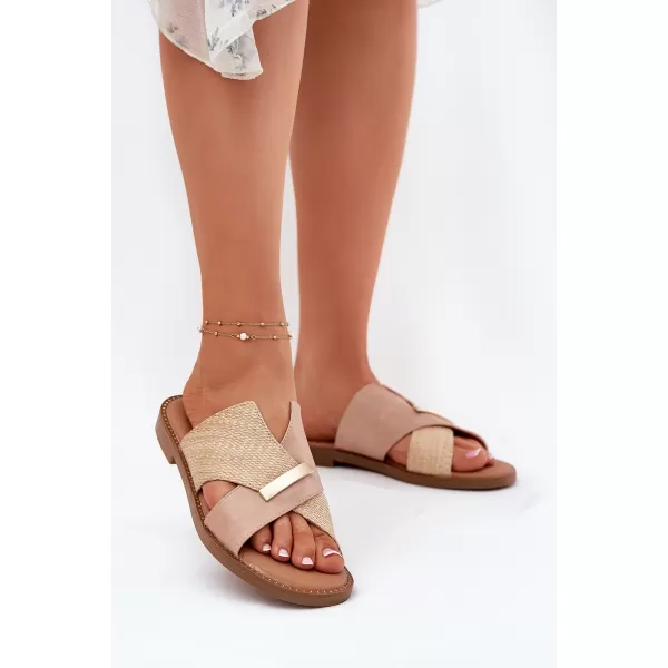  Dámske šľapky VINCEZA 17385 BEIGE 