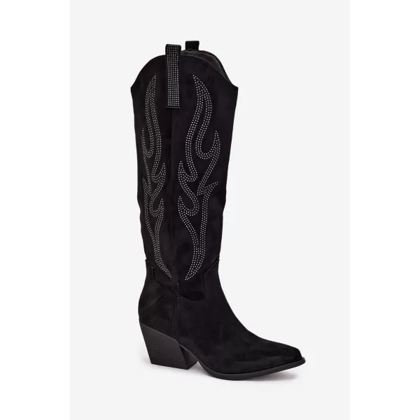  Dámske topánky na podpätku BOTO JOVINA 38555 BLACK 