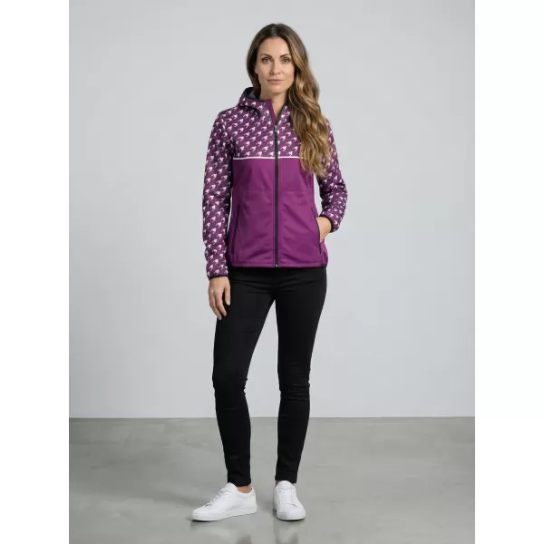  Dámska softshellová bunda premium ALTISPORT VOJ/ALW048JACK01 FIALOVÁ 