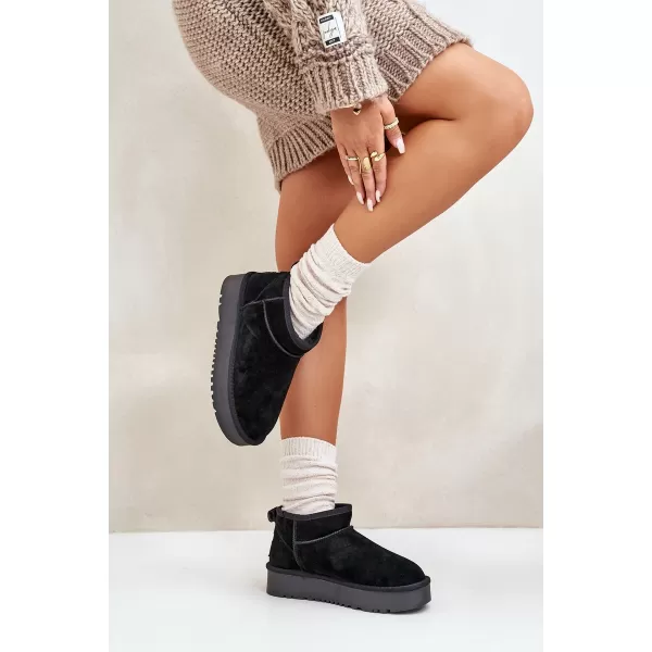  Dámske snehule BOTO NEREVIANA 33347 BLACK 