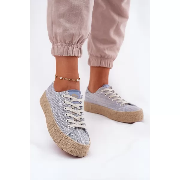  Dámske tenisky LEE COOPER LCW-25-02-3284 LIGHT BLUE 