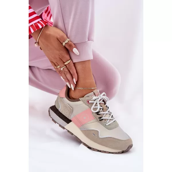  Dámske tenisky BIG STAR RR274243 PINK / GREY Big Star Shoes 