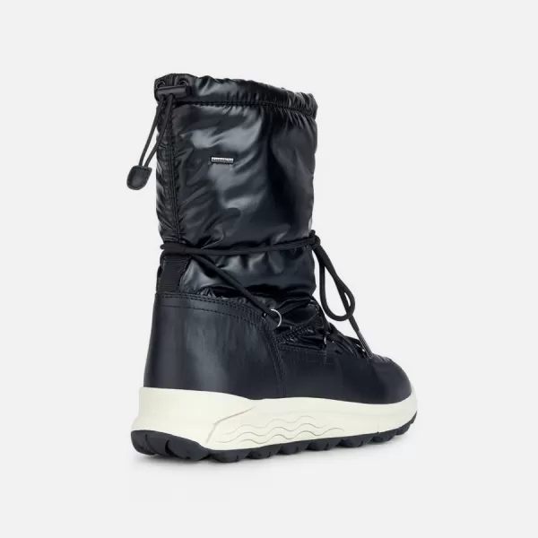  Dámske členkové čižmy GEOX SPHERICA 4X4 B ABX G011646 ČIERNA 