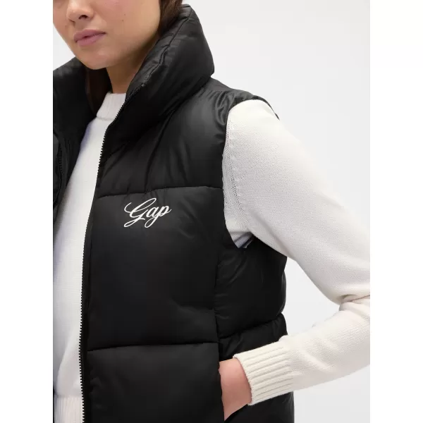  Dámska vesta GAP LOGO PUFFER VEST 818719-01 BASIC BLACK 