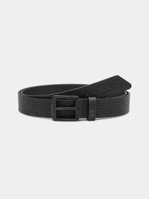 Pánsky opasok UNDER ARMOUR M DRIVE PU BELT 1389942-001 ČIERNA