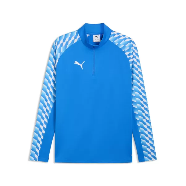  Pánska mikina PUMA TEAMLIGA26 TRG 1/4 ZIP TOP 659724_02 ELECTRO ROYAL/ ELECTRO ROYAL/PUMA WHITE 