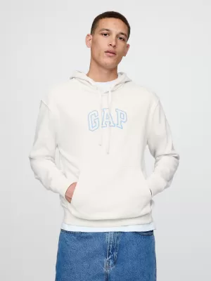 Pánska mikina GAP LOGO PULLOVER HOODIE 708409-03 CARLS STONE