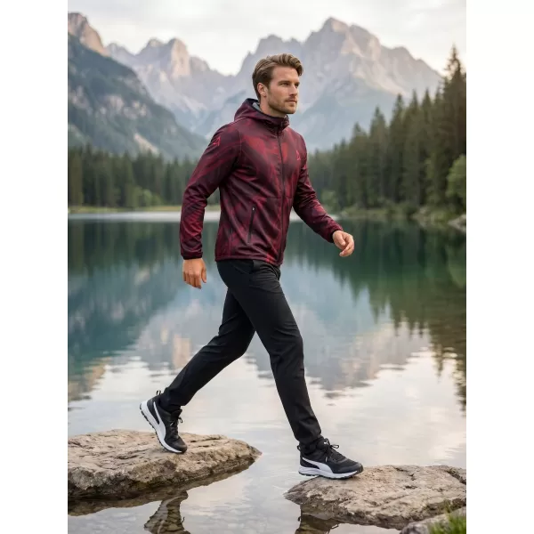 Pánska softshellová bunda premium ALTISPORT VOJ/ALM072JACK01 WINE/RED 