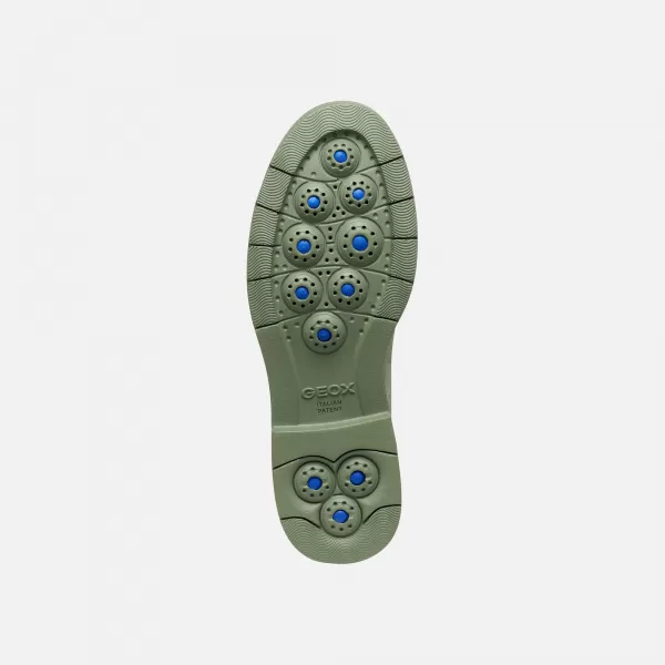  Dámske mokasíny GEOX SPHERICA EC1 B G013072 ZELENÁ 
