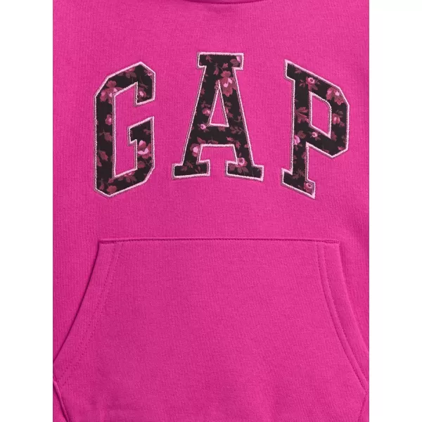  Detská mikina GAP LOGO HOODIE PULLOVER 843868-03 BRIGHT FUCHSIA 
