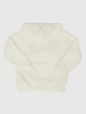 Detská mikina GAP LOGO PULLOVER HOODIE 781865-00 NEW OFF WHITE