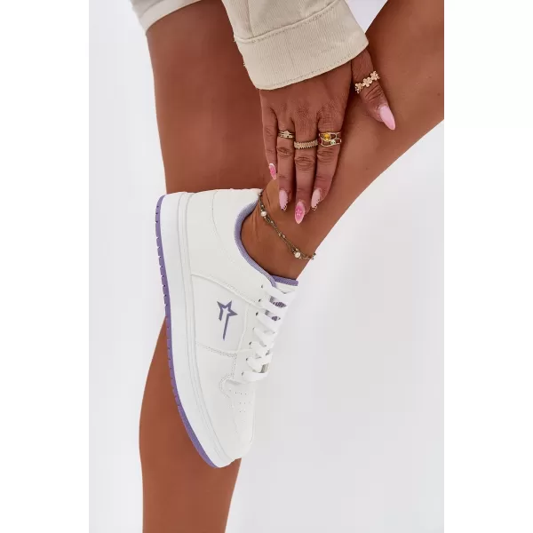  Dámske tenisky BIG STAR RR274A245 WHITE/PURPLE Big Star Shoes 