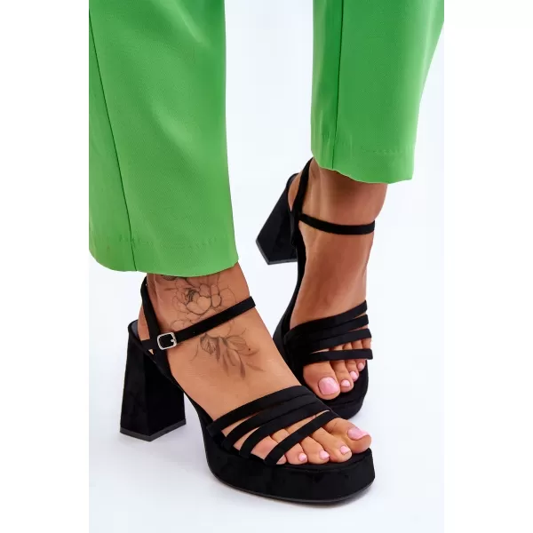  Dámske sandále BOTO VERDA 24605 BLACK 