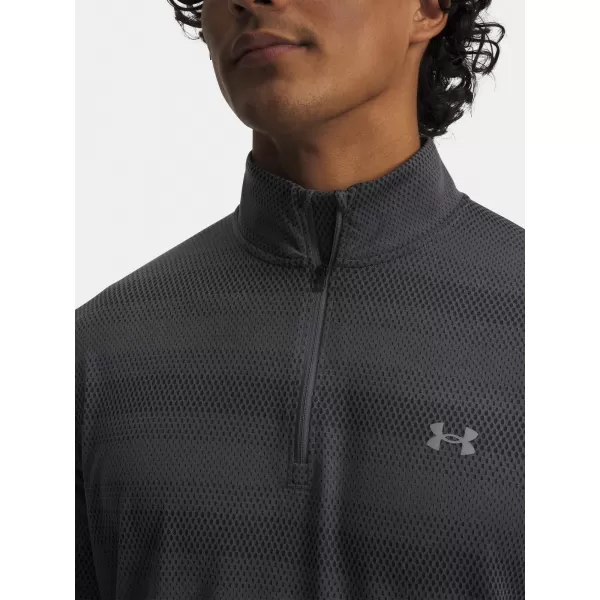  Pánske tričko UNDER ARMOUR UA VELOCITI 1/4 ZIP 6010887-025 ŠEDÁ 
