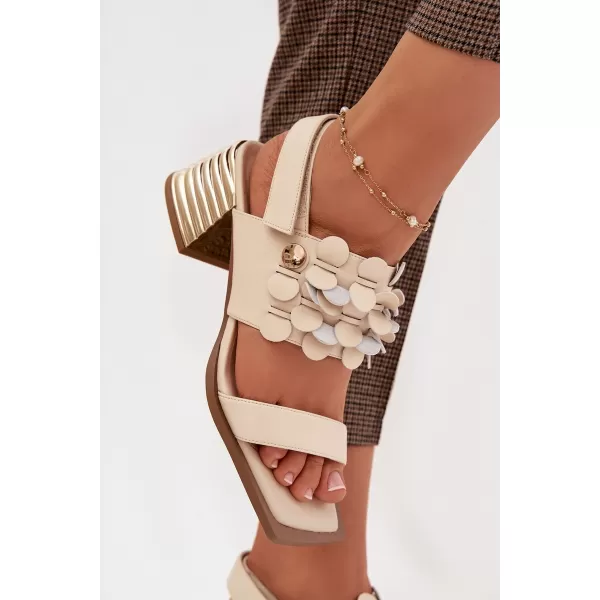  Dámske sandále D&A CR61-3062 BEIGE 
