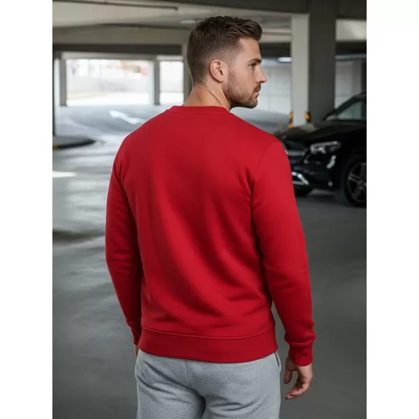 Pánska mikina DSTREET BX3867 ČERVENÁ 