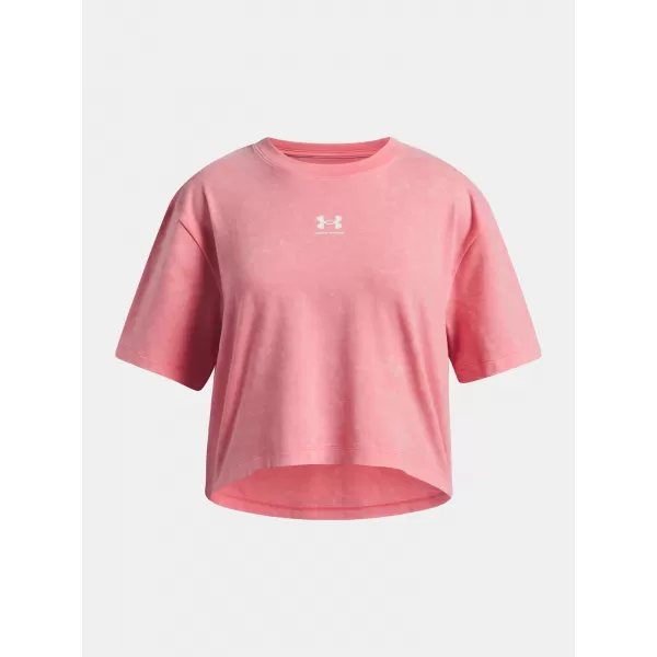  Dievčenské tričko UNDER ARMOUR UA G RIVAL WASH SS 6011673-600 RUŽOVÁ 