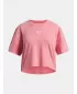 Dievčenské tričko UNDER ARMOUR UA G RIVAL WASH SS 6011673-600 RUŽOVÁ