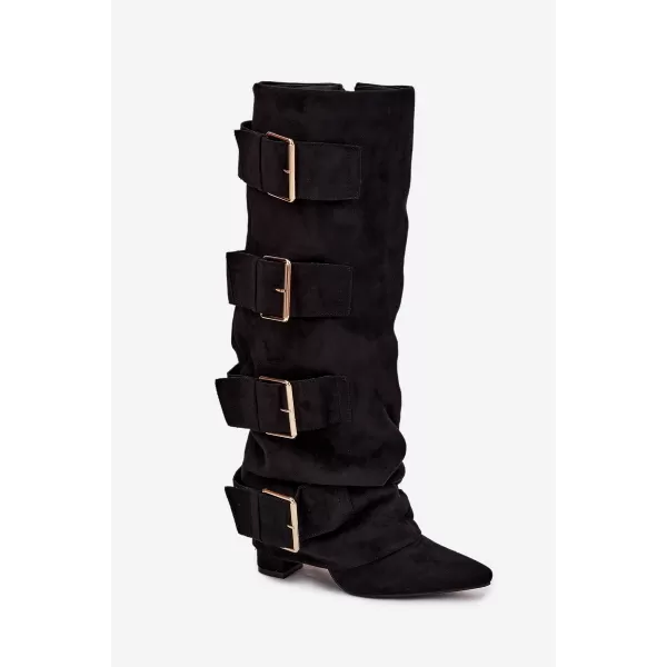  Dámske čižmy BOTO ISAVELLE 39162 BLACK 