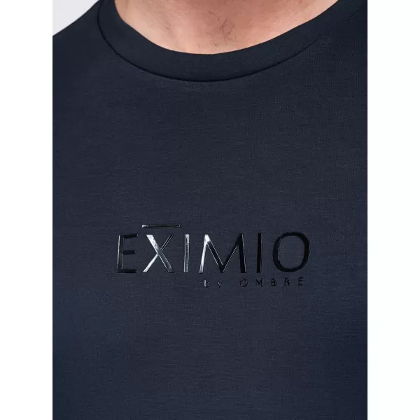  Pánska mikina OMBRE OM-SNBC-0199 DARK BLUE 